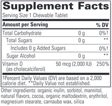 D3 Chocolate Chewable Tablets