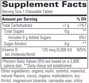 D3 Chocolate Chewable Tablets