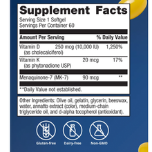 D3 10,000 with K2 (60 SOFTGELS)