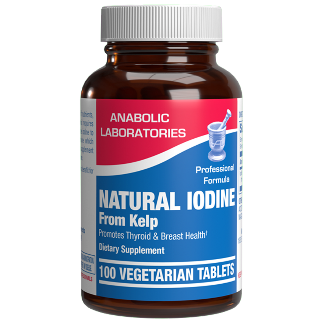 NATURAL IODINE FROM KELP (100 TABLETS)