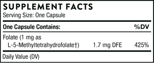 5-MTHF (1 MG) (60 CAPSULES)