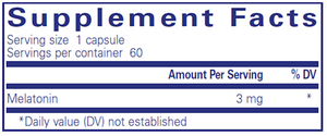 Melatonin 3mg (60 Capsules)