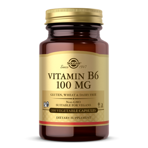 Vitamin B6 100mg Vegetable Caps